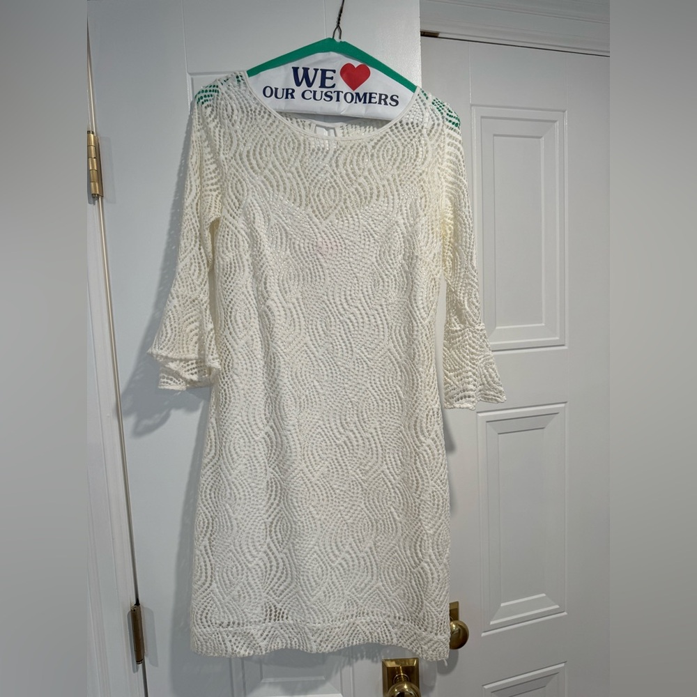 lilly Pulitzer white dress- small.